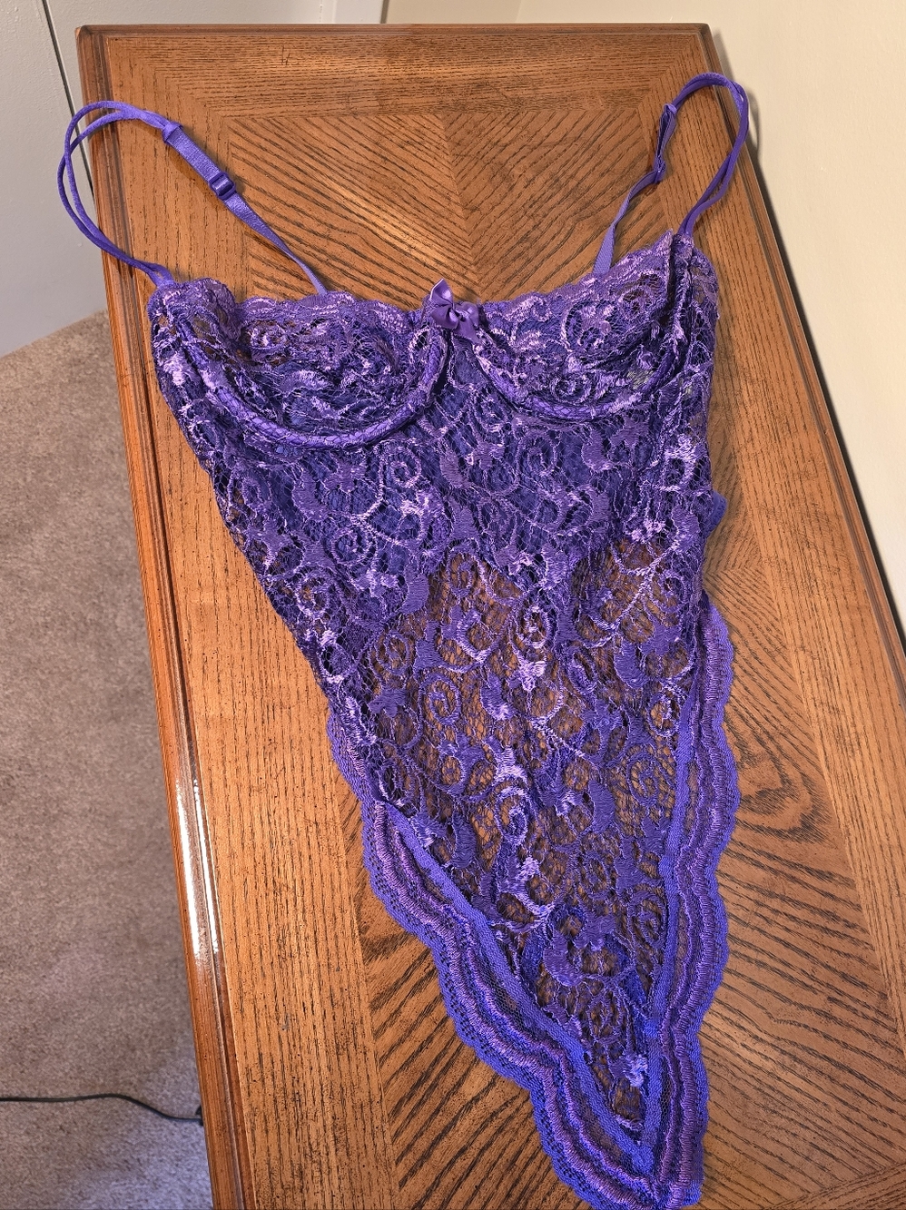 1980s Victorias Secret Lace Teddy